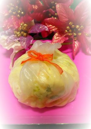 クリスマスにポテトサラダでサンタ袋☆-レシピのメイン写真