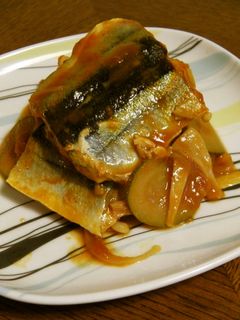 さんまのトマト煮-レシピのメイン写真
