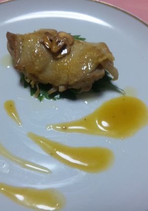 鶏モモ肉のソテー〜オレンジソース添え〜-レシピのメイン写真