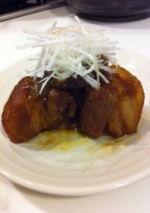 濃厚ネギのやわらか角煮-レシピのメイン写真