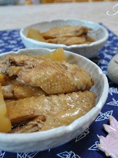 圧力鍋で簡単 鶏手羽先と大根の煮物-レシピのメイン写真