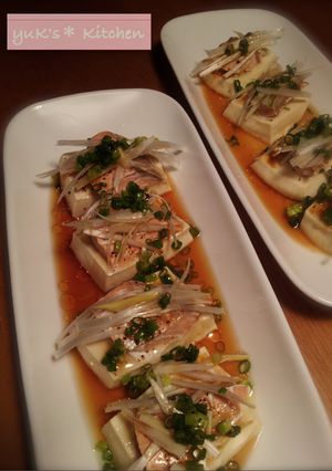 豆腐と鮭の皿蒸し-レシピのメイン写真