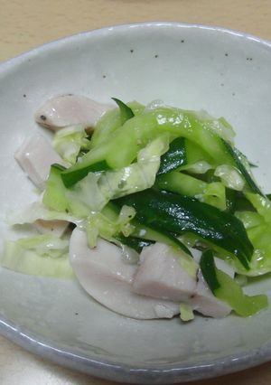 鶏ハムでさっぱりサラダ-レシピのメイン写真