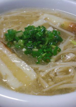 とろ～り♬ちくわとえのき♫みぞれスープ-レシピのメイン写真