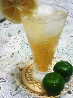+・。☆紅酢入り柚子ソーダ。・☆+-レシピのメイン写真