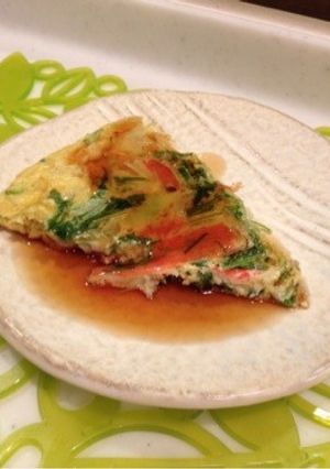 水菜のカニ玉風＊-レシピのメイン写真