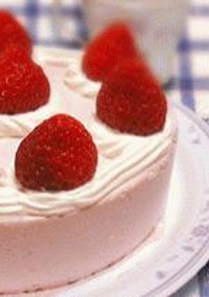苺がおいしい☆いちごのババロアケーキ-レシピのメイン写真