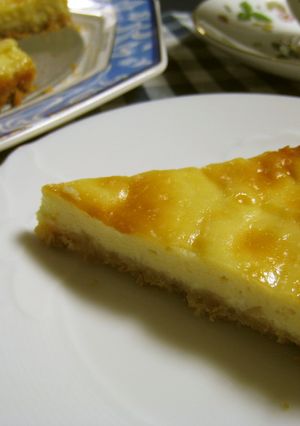 簡単✿フラットな濃厚チーズケーキ✿-レシピのメイン写真
