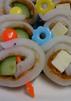 お弁当に☆ちくわのチーズ巻き♪-レシピのメイン写真