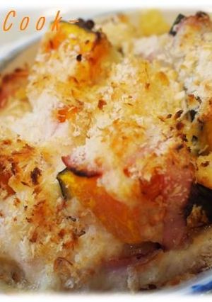 ほっこり☆かぼちゃとベーコンのチーズ焼き-レシピのメイン写真