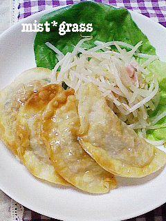 揚げ餃子とモヤシのさっぱり炒め♪-レシピのメイン写真
