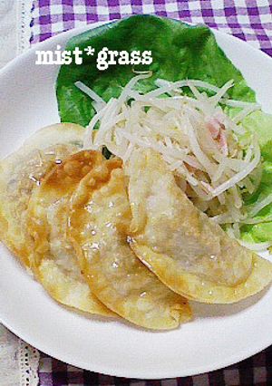 揚げ餃子とモヤシのさっぱり炒め♪-レシピのメイン写真