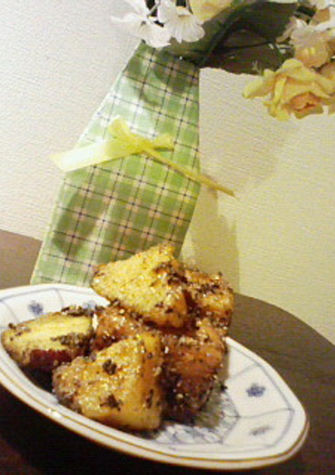 給食レシピ！さつまいもと厚揚げの照り焼き-レシピのメイン写真
