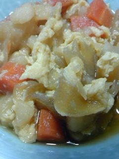 じゃがいもと高野豆腐の卵とじ煮-レシピのメイン写真