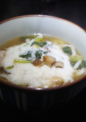 鶏肉のとろろうどん-レシピのメイン写真