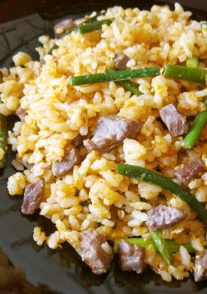 ガッツリ!肉にんにくチャーハン-レシピのメイン写真