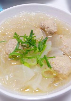 ❤肉団子＋大根＋春雨のうまいスープ❤-レシピのメイン写真