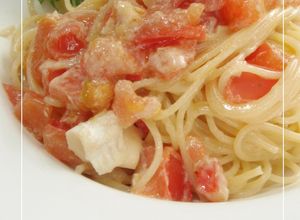 ➏トマトとカマンベールチーズのパスタ☆➏-レシピのメイン写真