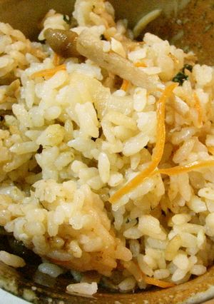 残り物でｗｗ　身は無い？けどｗ鯛飯だぁ♪-レシピのメイン写真