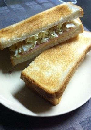 ハムチーズサンド-レシピのメイン写真