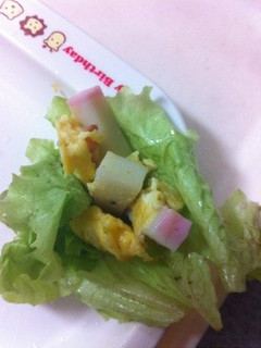 かまぼこ炒めレタス添え-レシピのメイン写真