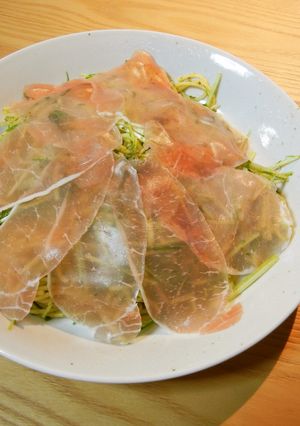 バジルパスタ『水菜＆生ハム』-レシピのメイン写真