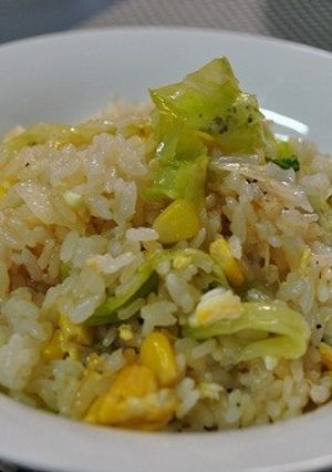 ホタテレタス炒飯-レシピのメイン写真