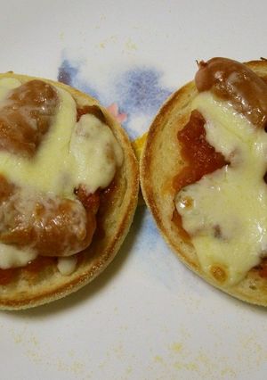 イングリッシュマフィンのピザトースト☆-レシピのメイン写真