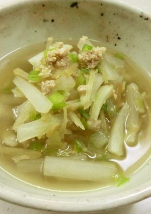 風邪ひきさんに大根と生姜のあったかスープ-レシピのメイン写真