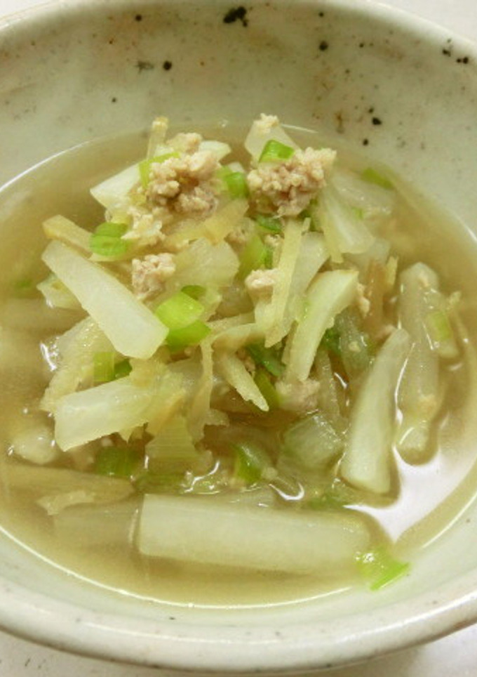 風邪ひきさんに大根と生姜のあったかスープ-レシピのメイン写真