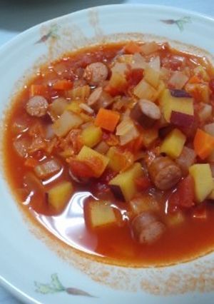 秋のミネストローネ-レシピのメイン写真