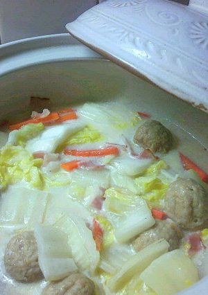 はふはふ熱々☆白菜の簡単クリーム煮-レシピのメイン写真