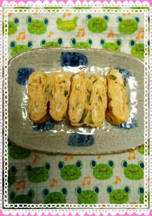 ねぎ+マヨ入り玉子焼き-レシピのメイン写真