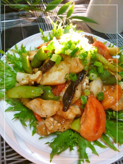 鶏と野菜のスパイシーな和風炒め-レシピのメイン写真