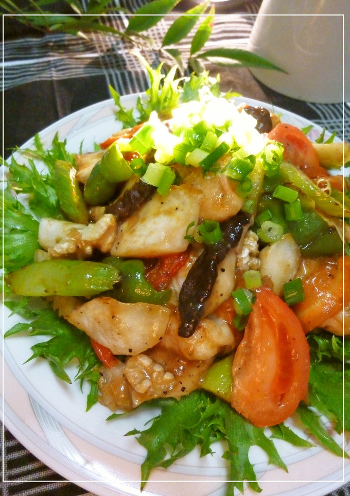 鶏と野菜のスパイシーな和風炒め-レシピのメイン写真