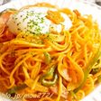 温玉のせ♪おうちナポリタン