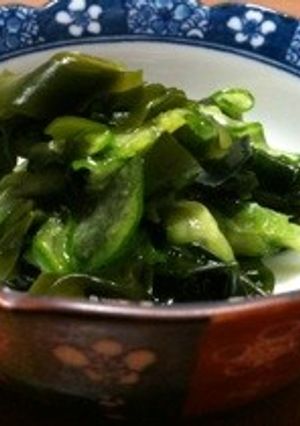 簡単！わかめとキュウリの酢の物-レシピのメイン写真