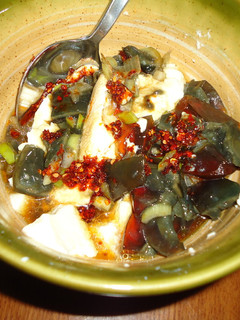 あっという間にピリ辛ピータン豆腐-レシピのメイン写真