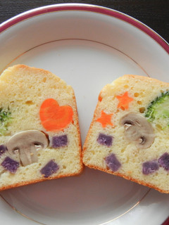 カラフル野菜のケークサレ-レシピのメイン写真