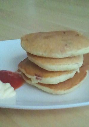 簡単!朝食に ソーセージでプチパンケーキ-レシピのメイン写真