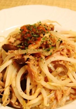 ☆ツナもやしめじのノンオイル炒め☆-レシピのメイン写真