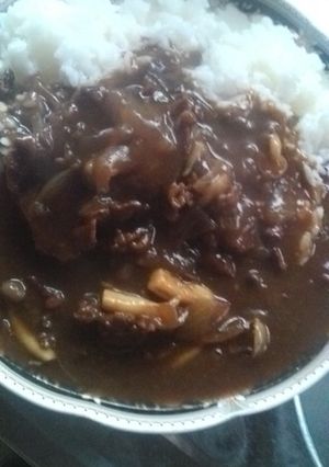 しめじ入り(^o^)牛カレー-レシピのメイン写真