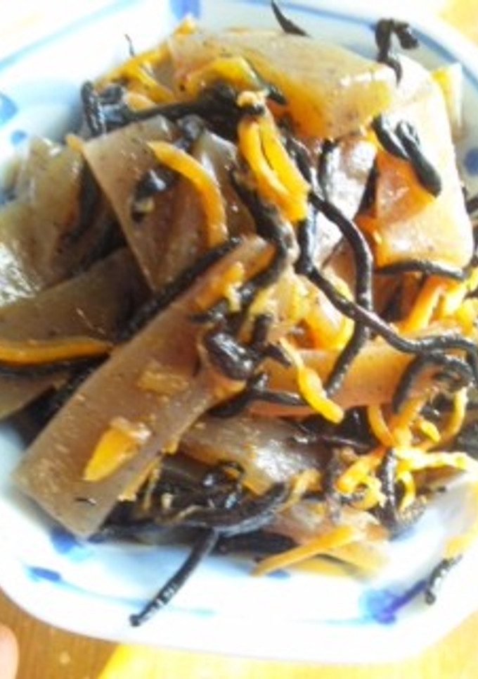 こんにゃくとひじきの炒め煮-レシピのメイン写真