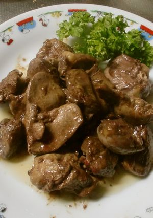 簡単♪ダシダDE鶏レバー炒め(韓国風）-レシピのメイン写真