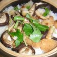 焼き椎茸と長芋の秋ご飯