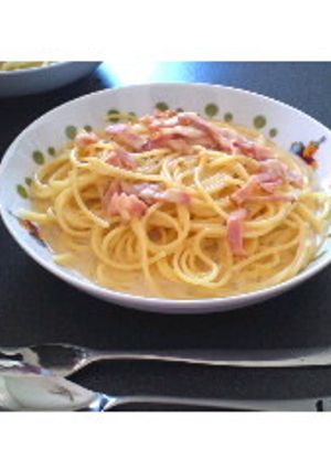 ベーコンいっぱい☆クリームパスタ-レシピのメイン写真