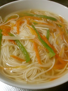 簡単♪ダシダDEにゅうめん(韓国風)-レシピのメイン写真