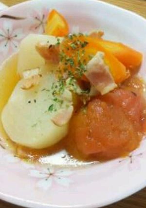 かぶとトマトのコンソメ煮-レシピのメイン写真