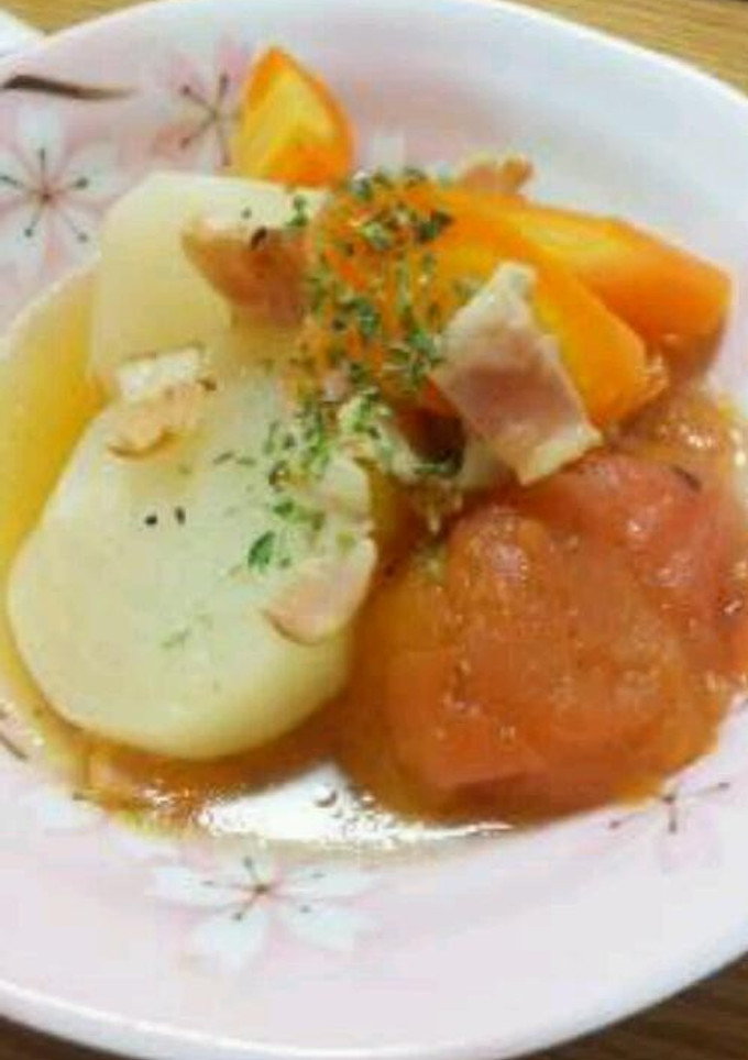 かぶとトマトのコンソメ煮-レシピのメイン写真