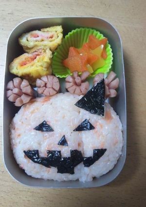 キャラ弁ハロウイーン-レシピのメイン写真